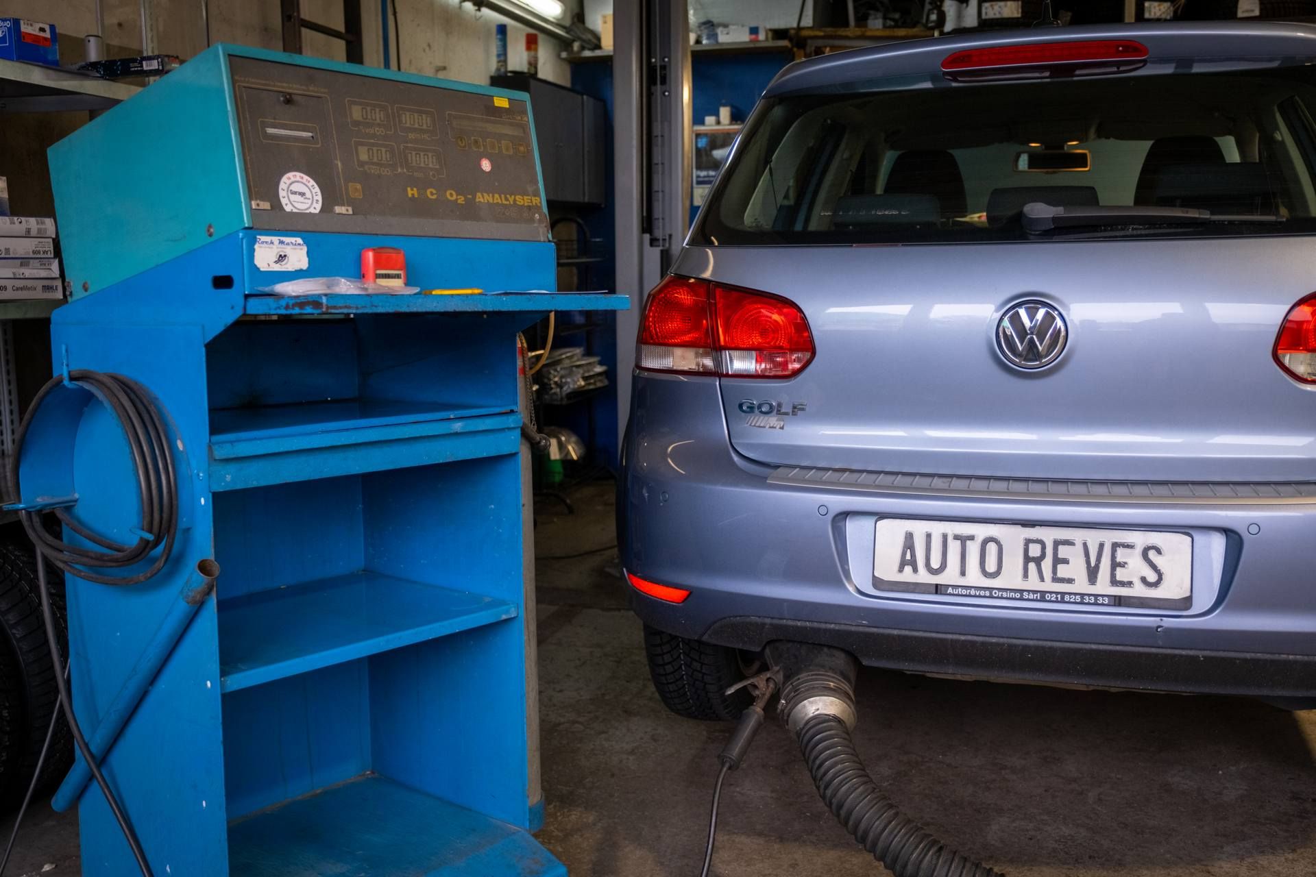 Machine de test antipollution